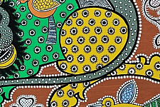 Mandana Art - Painting - Lion ( 11 x 14 inch)