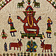 Saurashtra Beadwork Old & Antique Wall Hanging  - Ganeshji