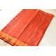 Shop Embroidery On Chanderi Saree - Terracotta Color