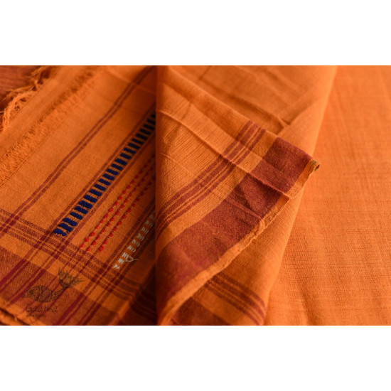 shop Handwoven Baiga Tribal Wedding Saree - Yellow