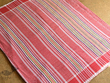 Mahuaa . महुआ | Handloom Baiga Adivasi Cotton Saree - Red