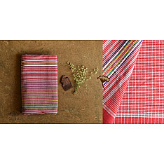 Mahuaa . महुआ | Handloom Baiga Adivasi Cotton Saree - Red