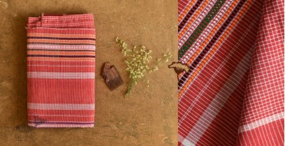 Mahuaa . महुआ | Handloom Baiga Adivasi Saree - Red