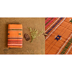 Mahuaa . महुआ | Handwoven Baiga Tribe Wedding Saree - Yellow (L - 32" x W - 192")