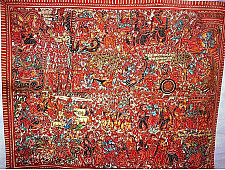 Tholu Bommalata ✪ Leather Painting ✪ Sri Krishna Leela Painting  