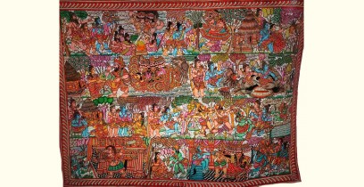 Tholu Bommalata ✪ Leather Painting ✪ Sri Krishna Painting