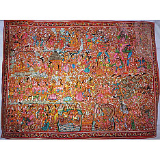 Tholu Bommalata ✪ Leather Painting ✪ Bhaktha Prahalada Painting