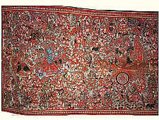 Tholu Bommalata ✪ Leather Painting ✪ Rama Ravana Yudham Painting