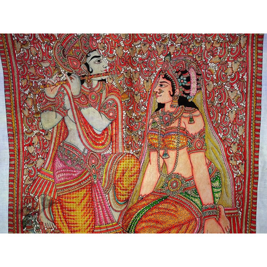 Tholu Bommalata ✪ Leather Painting ✪ Radha Krishna Painting