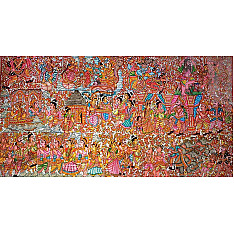 Tholu Bommalata ✪ Leather Painting ✪ Bhaktha Prahalada Painting
