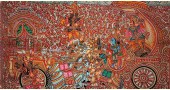 Tholu Bommalata ✪ Leather Painting ✪ Karna Arjuna Yuddham  Painting