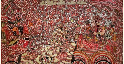 Tholu Bommalata ✪ Leather Painting ✪ Narakasura Vodha Painting