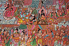 Tholu Bommalata ✪ Leather Painting ✪ Prahallada Painting