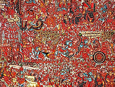 Tholu Bommalata ✪ Leather Painting ✪ Sri Krishna Leela Painting  