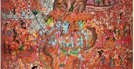 Tholu Bommalata ✪ Leather Painting ✪ Sri Vishnu Viswarupam Painting