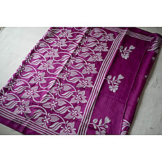 Madhumalti | Kantha Embroidery ~ Silk Saree