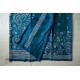 shop Kantha Hand Embroidered Silk Saree