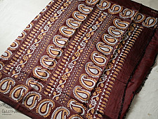 Madhumalti | Kantha Hand Work ~ Silk Brown Saree 