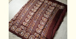 Madhumalti | Kantha Hand Work ~ Silk Brown Saree 