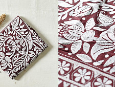 Madhumalti | Kantha Embroidery ~ Silk Saree - Brown