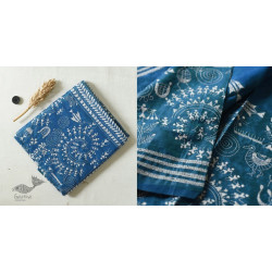 Madhumalti | Kantha Embroidery ~ Silk Saree - Warli Embroidery