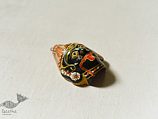 Pattachitra Mask | Hand painted Paper Mache ~ Kaali Face