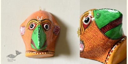 Pattachitra Mask | Hand painted Paper Mache ~ Garuda