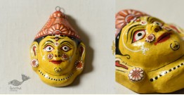 Pattachitra Mask | Hand painted Paper Mache ~ Sita Face