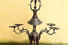 Antiquities from Khajuraho | Elephant Diya stand