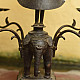 Antique from Khajuraho Brass - Elephant - Diya Stand