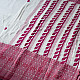 Shop Red Ajrakh Applique on Cotton Handloom Saree