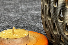 Terracotta Tales | Pottery Art ~ Egg Shape T Light Holder (Two Options)