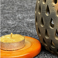 Terracotta Tales | Pottery Art ~ Egg Shape T Light Holder (Two Options)