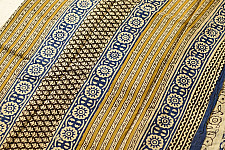 Indigenous Impressions ❣ Bagru Block Printed Cotton Saree - C