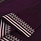 shop Begampuri Cotton Saree With Woven Border - Deep Violet