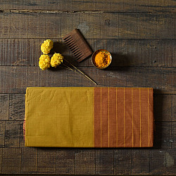 Rojana | Handloom Andhra Cotton Saree With Resham Border