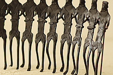 Ahou | Wrought Iron ~ Trible Dance Figure 