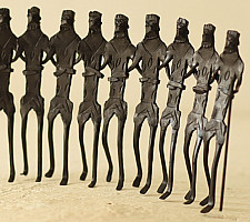 Ahou | Wrought Iron ~ Trible Dance Figure 