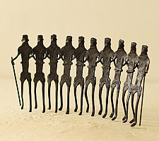 Ahou | Wrought Iron ~ Trible Dance Figure 