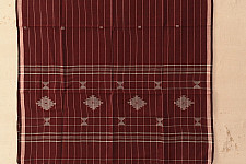 Aamaya . आमाया | Handloom Soft Cotton Jamdani Stole - Brown