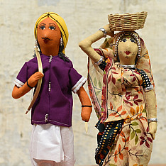 Gudiya - Jhabua Handmade Fabric Doll (Bhil) - M
