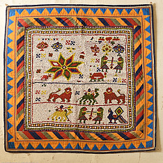 Prachin . प्राचीन  ❂ Vintage Bead Work - Old & Antique Wall Hanging