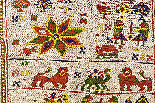 Prachin . प्राचीन  ❂ Vintage Bead Work - Old & Antique Wall Hanging