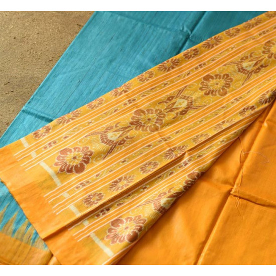 shop Handwoven Pure Tussar Ghicha Silk Saree