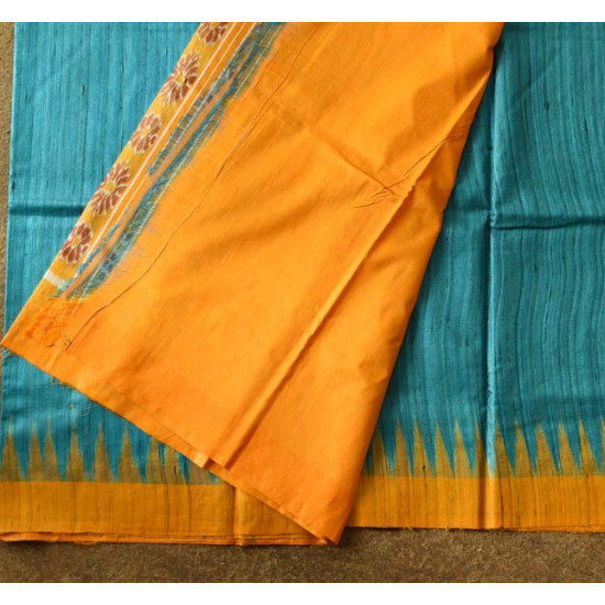 shop Handwoven Pure Tussar Ghicha Silk Saree