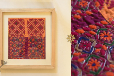  Pieces of Sindh ❂ Embroidered Antique with frame Q