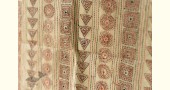 Hand Embroidered Kantha Silk Stole - Zig Zag & Triangles 
