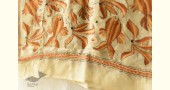 Kantha Tussar Silk Stole - Fish Hand Embroidery