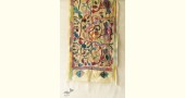 Hand Embroidered Kantha Silk Stole