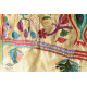 Hand Embroidered Kantha Silk Stole